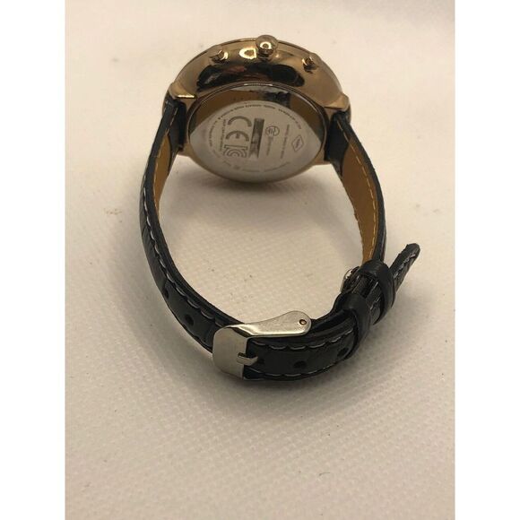 Fossil Q FTW5023 Womens Black Leather Analog Silver Dial Hybrid Smartwatch HK219 - Picture 9 of 9